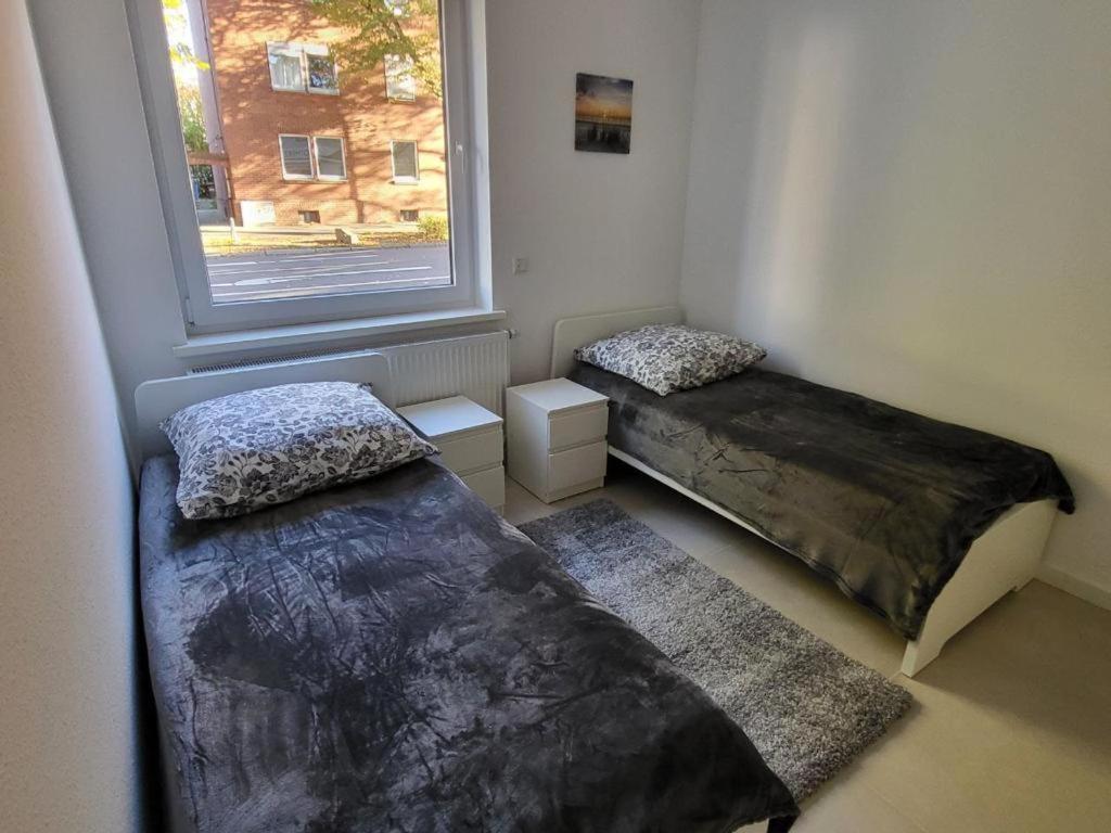 Osnabrück Monteurzimmer Mit Zwei Einzelnen Betten In Einer 3Zi Wohnung Mit Kuche Und Bad מראה חיצוני תמונה